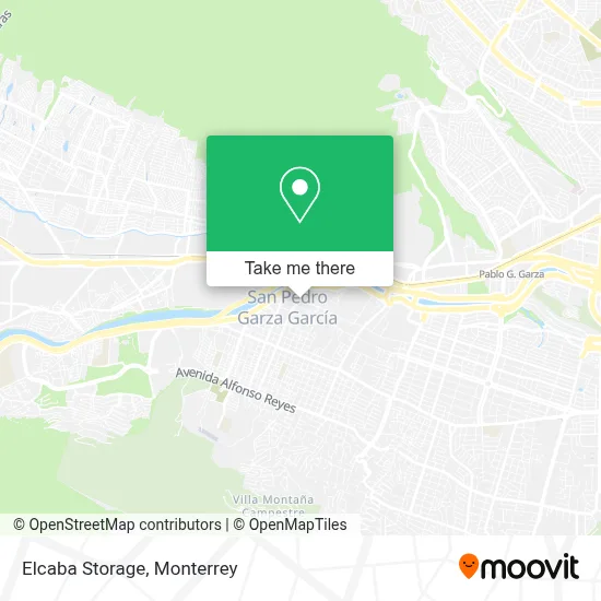 Elcaba Storage map