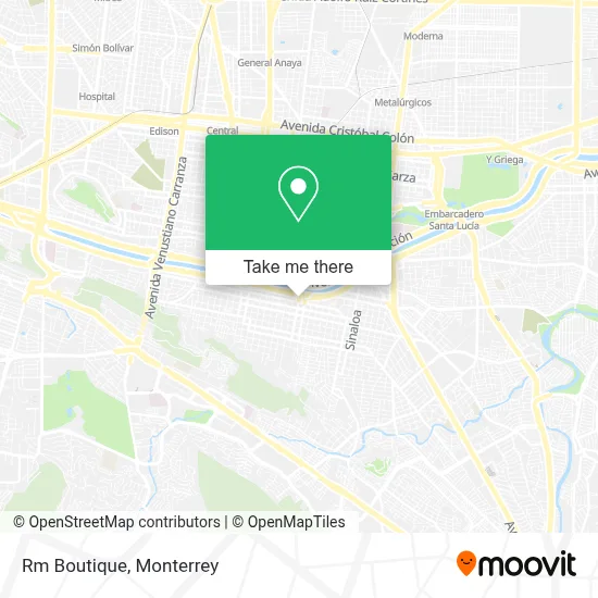 Rm Boutique map