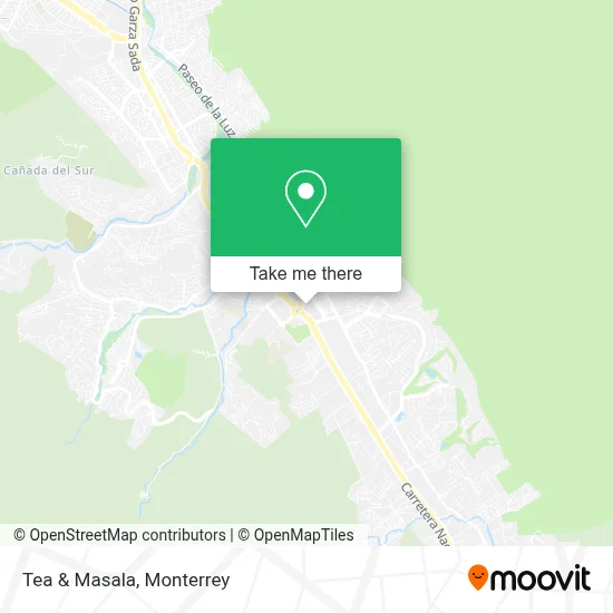 Tea & Masala map