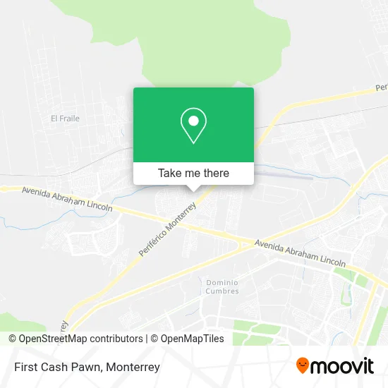 First Cash Pawn map