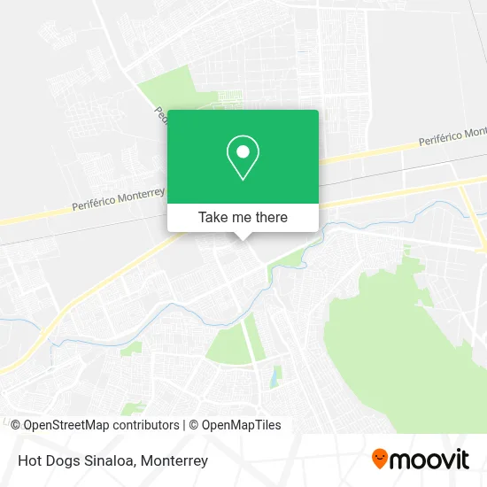 Hot Dogs Sinaloa map
