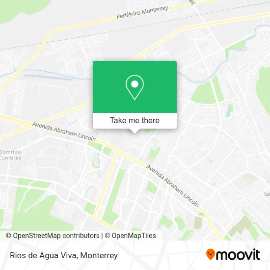 Rios de Agua Viva map