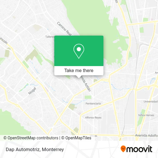 Dap Automotriz map