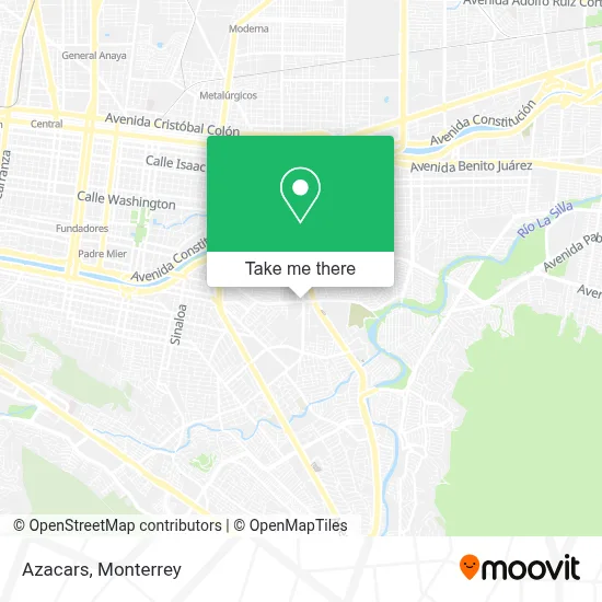 Azacars map