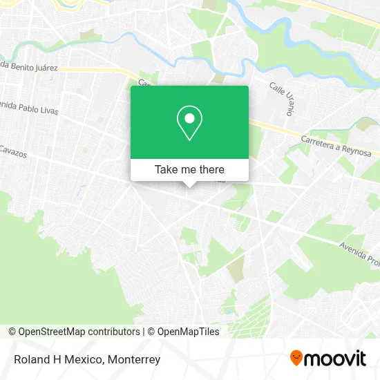 Roland H Mexico map