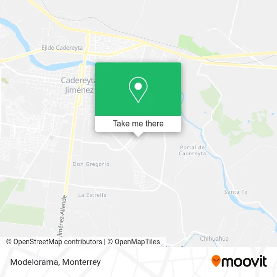 Modelorama map