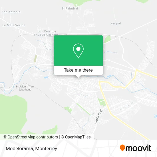 Modelorama map