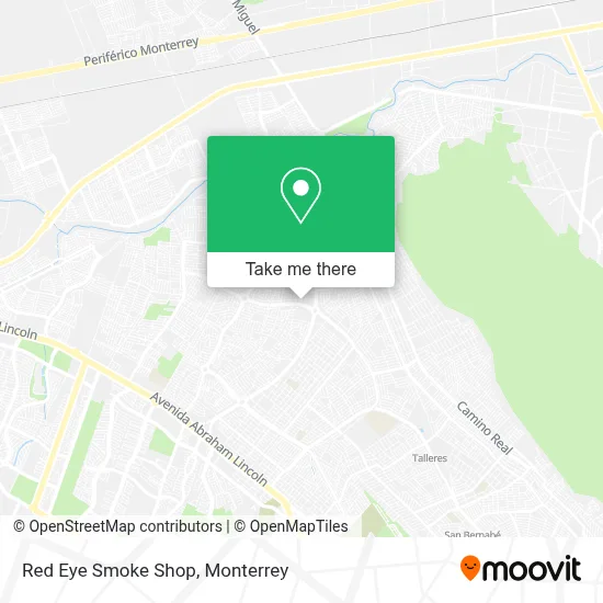 Red Eye Smoke Shop map
