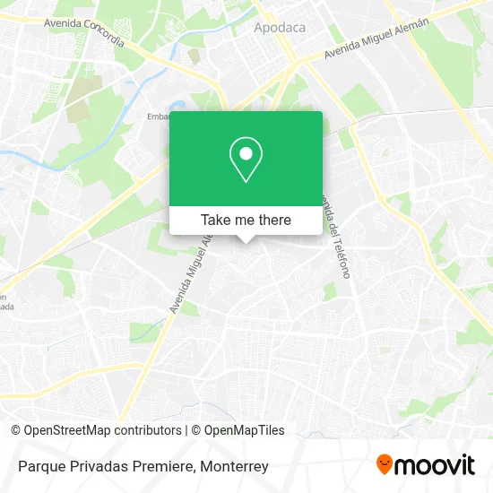 Parque Privadas Premiere map