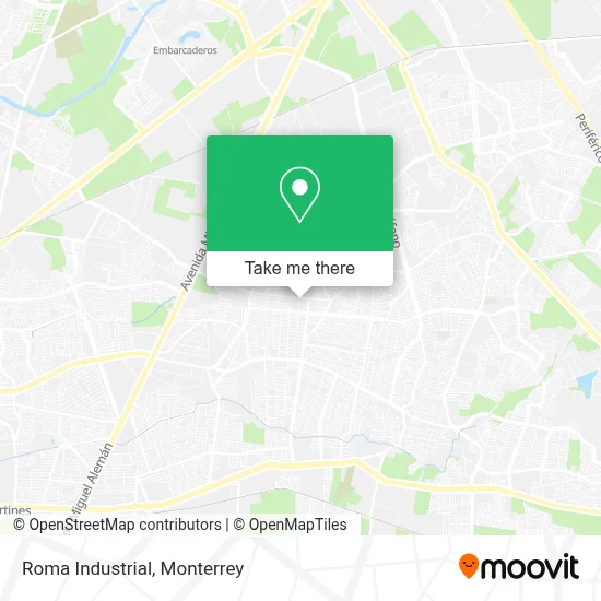 Roma Industrial map