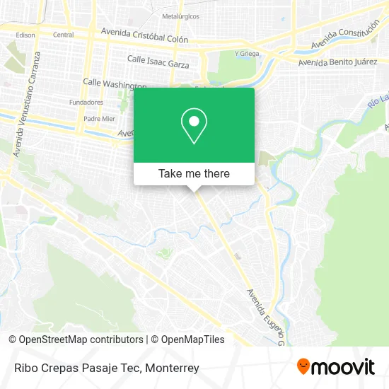Ribo Crepas Pasaje Tec map