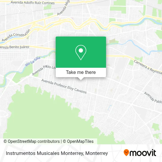 Instrumentos Musicales Monterrey map