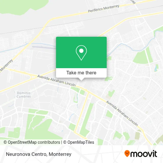 Neuronova Centro map