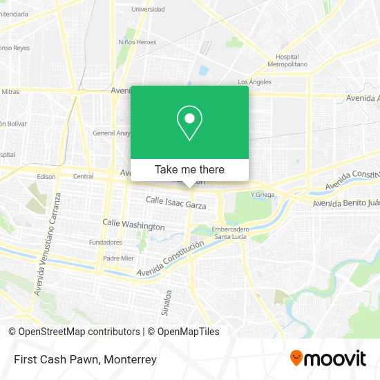 First Cash Pawn map