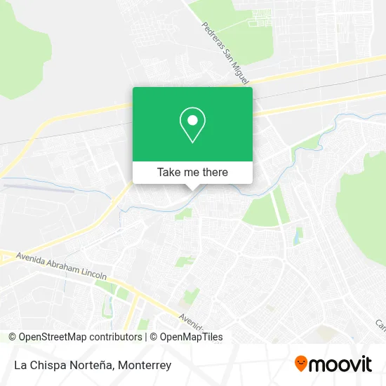 La Chispa Norteña map