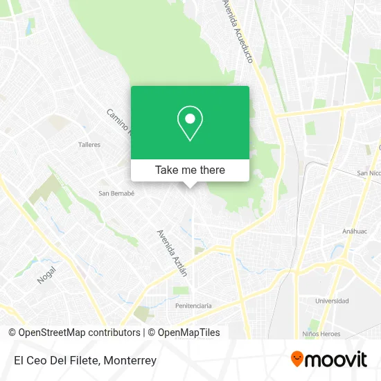 El Ceo Del Filete map