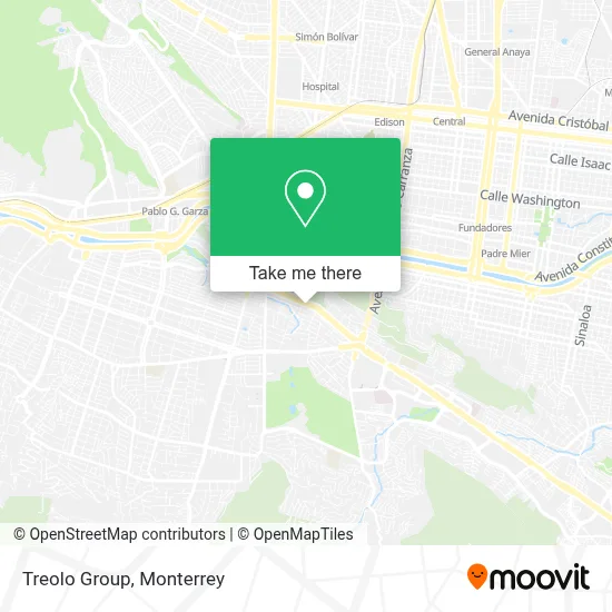 Treolo Group map