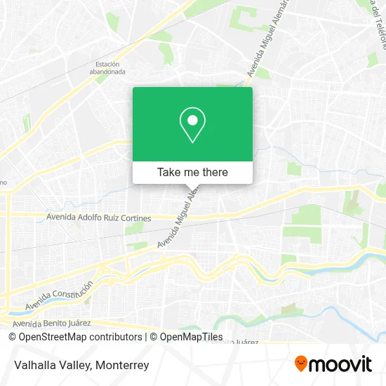 Valhalla Valley map