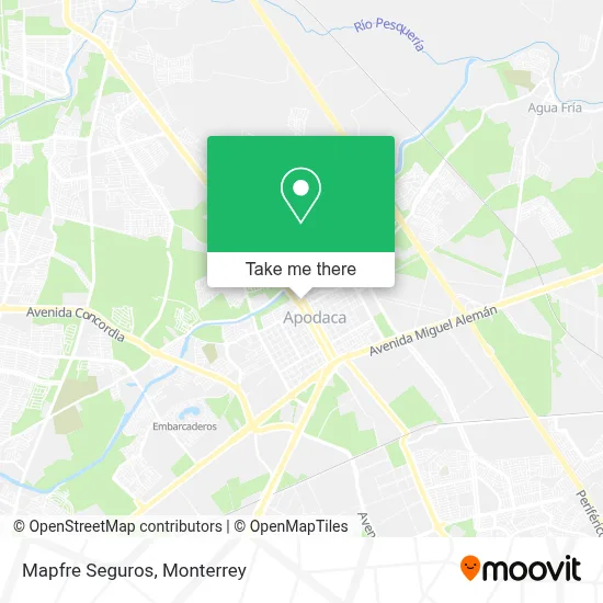 Mapfre Seguros map