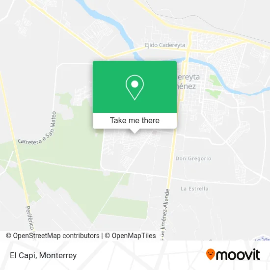 El Capi map