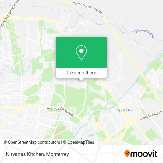 Nirvanas Kitchen map