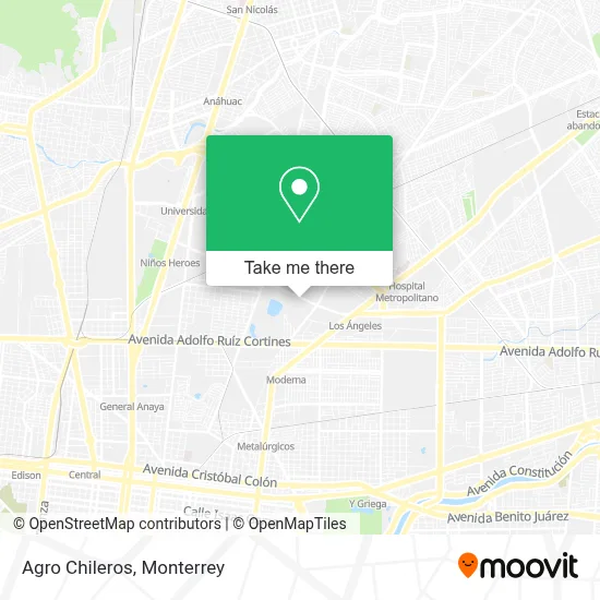 Agro Chileros map