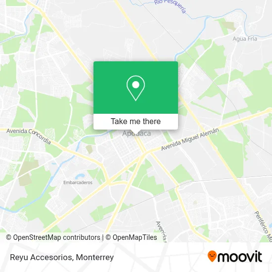 Reyu Accesorios map
