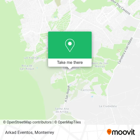 Arkad Eventos map