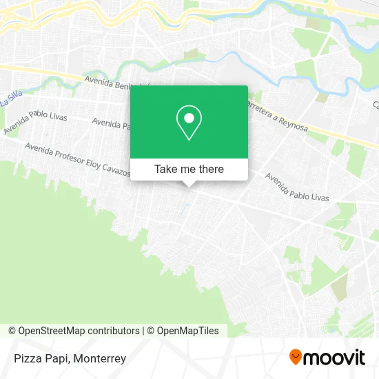 Pizza Papi map