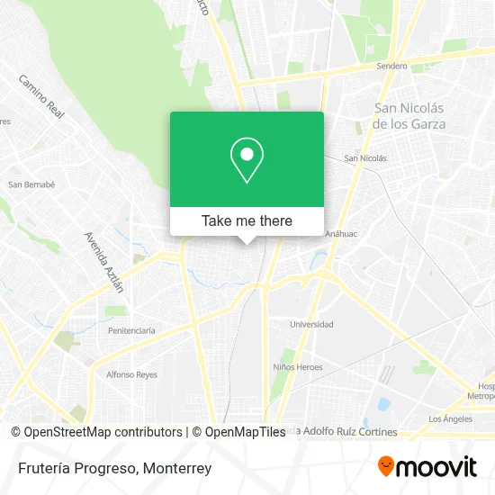 Frutería Progreso map