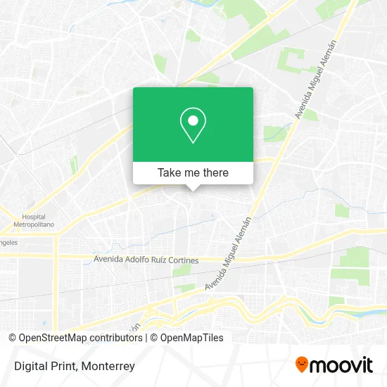 Digital Print map