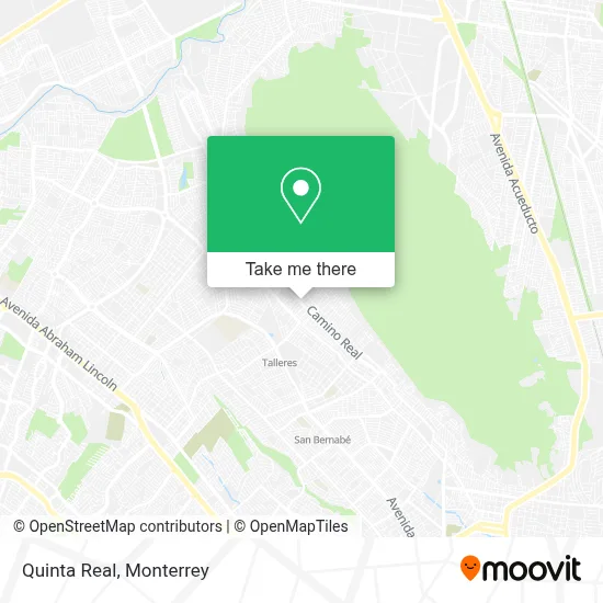 Quinta Real map
