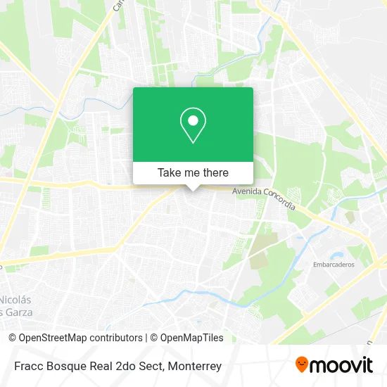 Fracc Bosque Real 2do Sect map