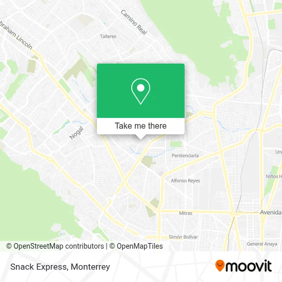 Snack Express map