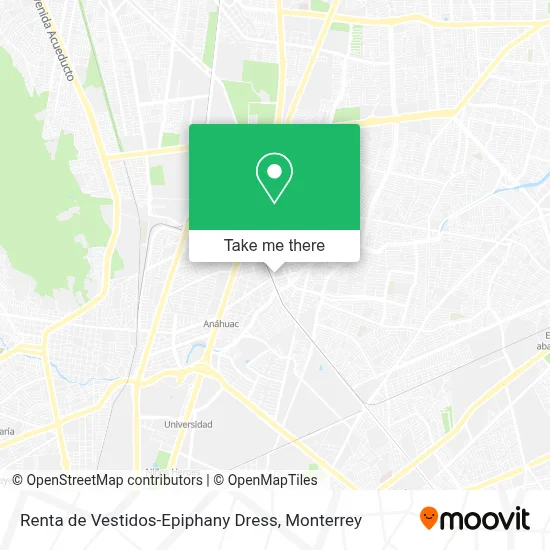 Renta de Vestidos-Epiphany Dress map