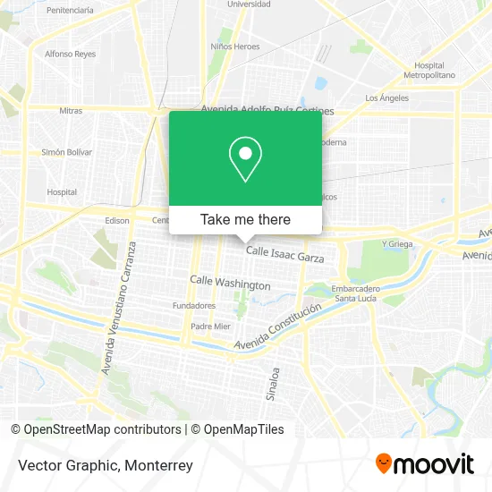 Vector Graphic map