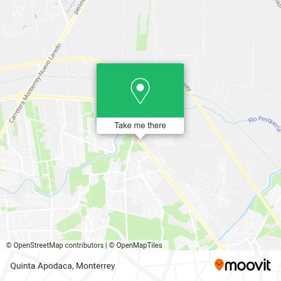 Quinta Apodaca map