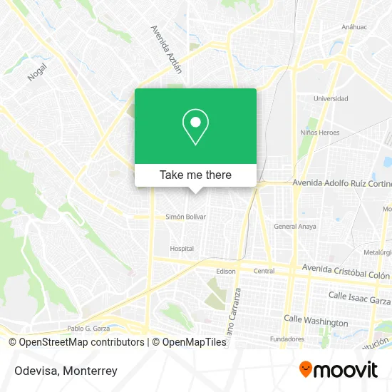 Odevisa map