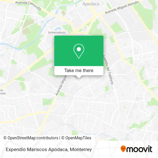 Expendio Mariscos Apodaca map