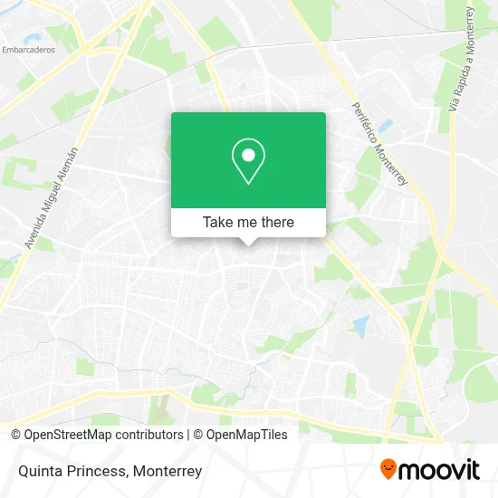 Quinta Princess map