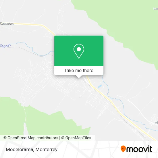 Modelorama map