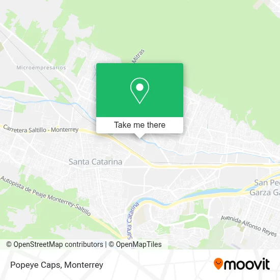 Popeye Caps map