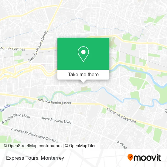 Express Tours map