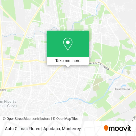 Auto Climas Flores | Apodaca map