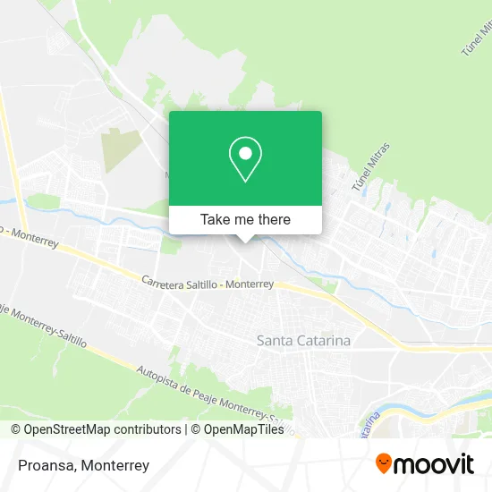 Proansa map
