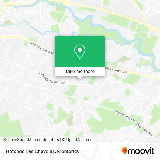 Hotchos Las Chavelas map