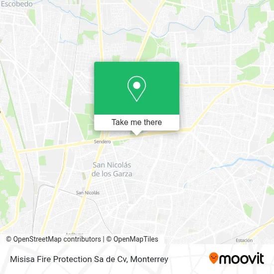 Misisa Fire Protection Sa de Cv map