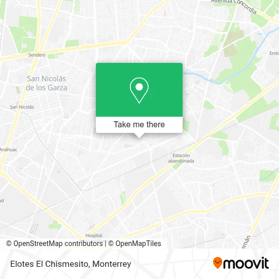 Elotes El Chismesito map