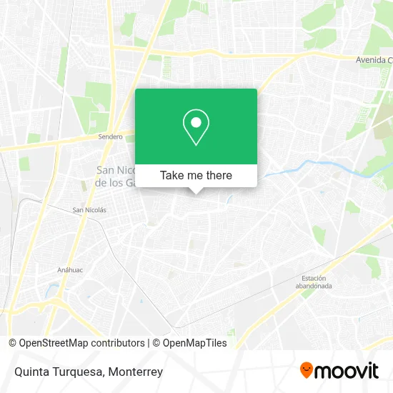 Quinta Turquesa map