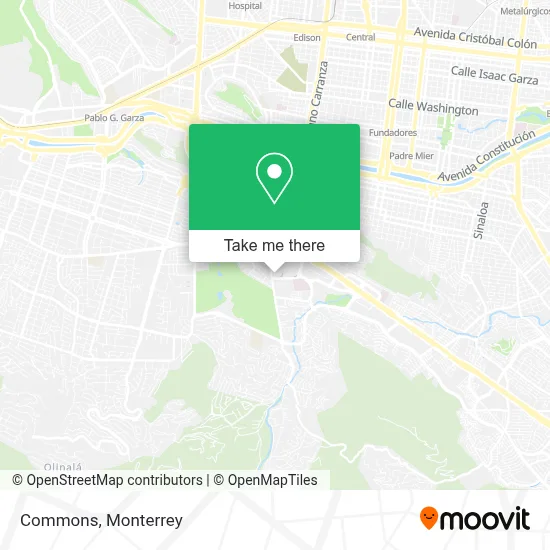 Commons map